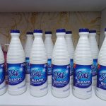 Used on white clothes only to remove stains.